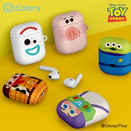 [S2B] TOY STORY AirPods Case Cover _ FORKY HAMM ALIEN WOODY BUZZ, Disney Pixar, Cover Protective Case Skin for Apple Airpods 1 & 2, Made in Korea